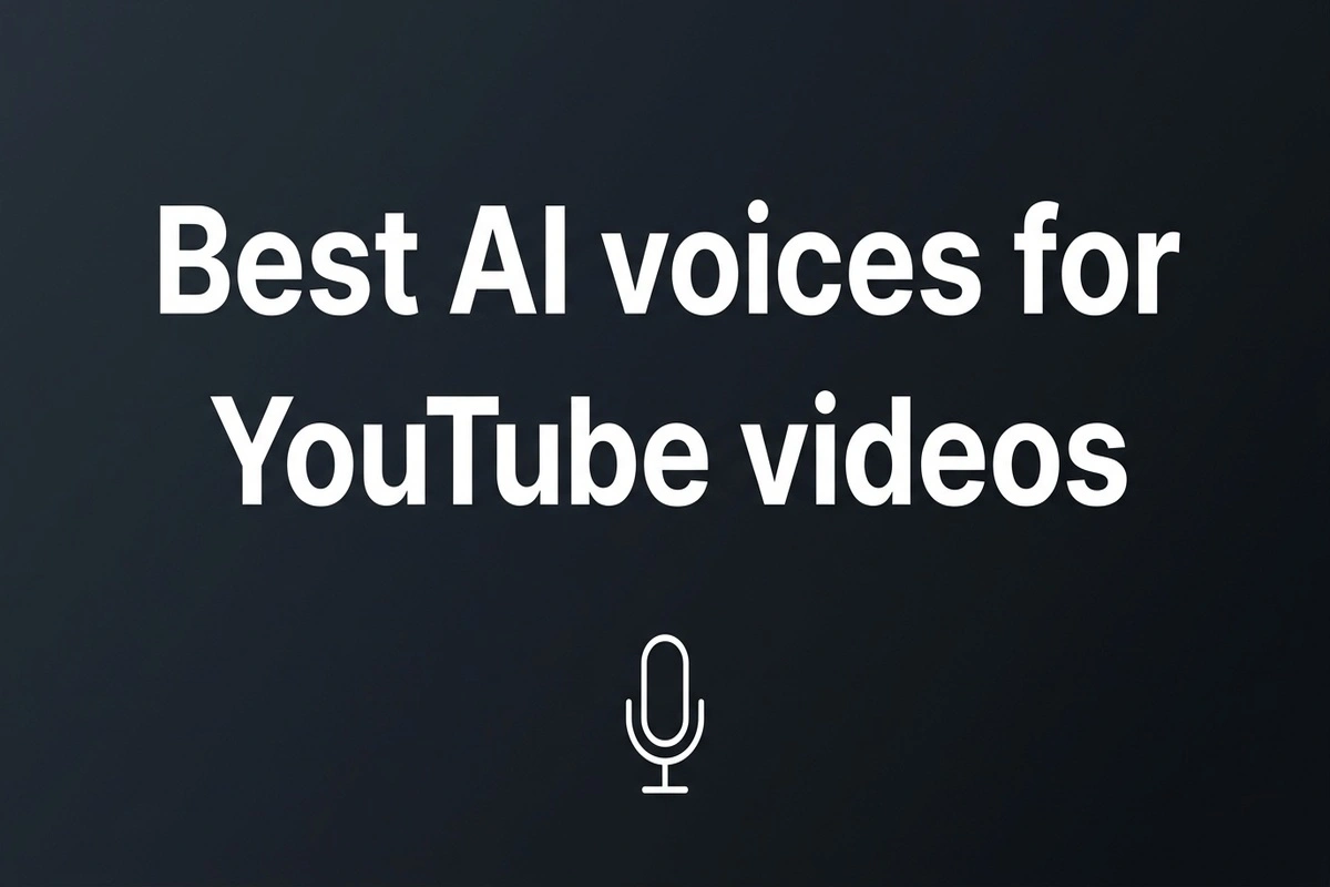 Best AI voices for YouTube videos and podcasts in 2026