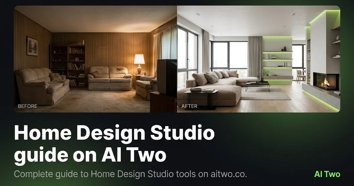 Home Design Studio guide on AI Two