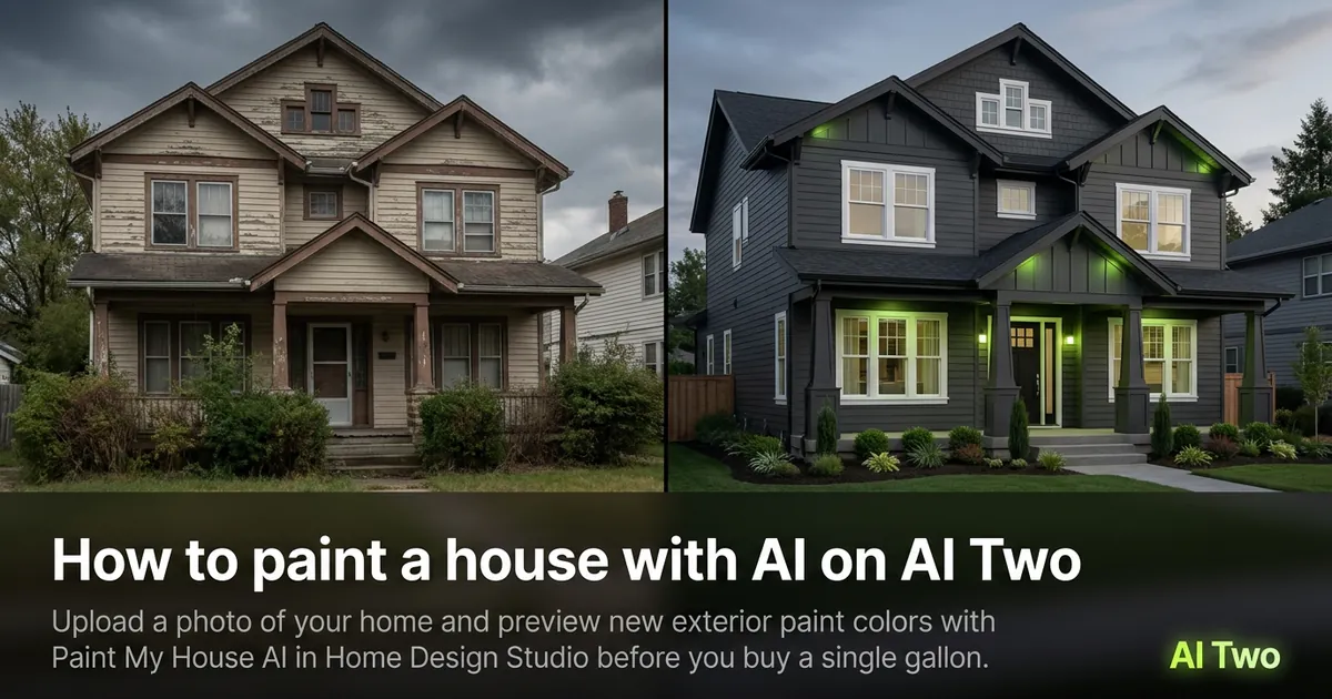 How to paint a house with AI on AI Two