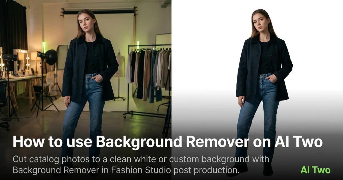 How to use Background Remover on AI Two