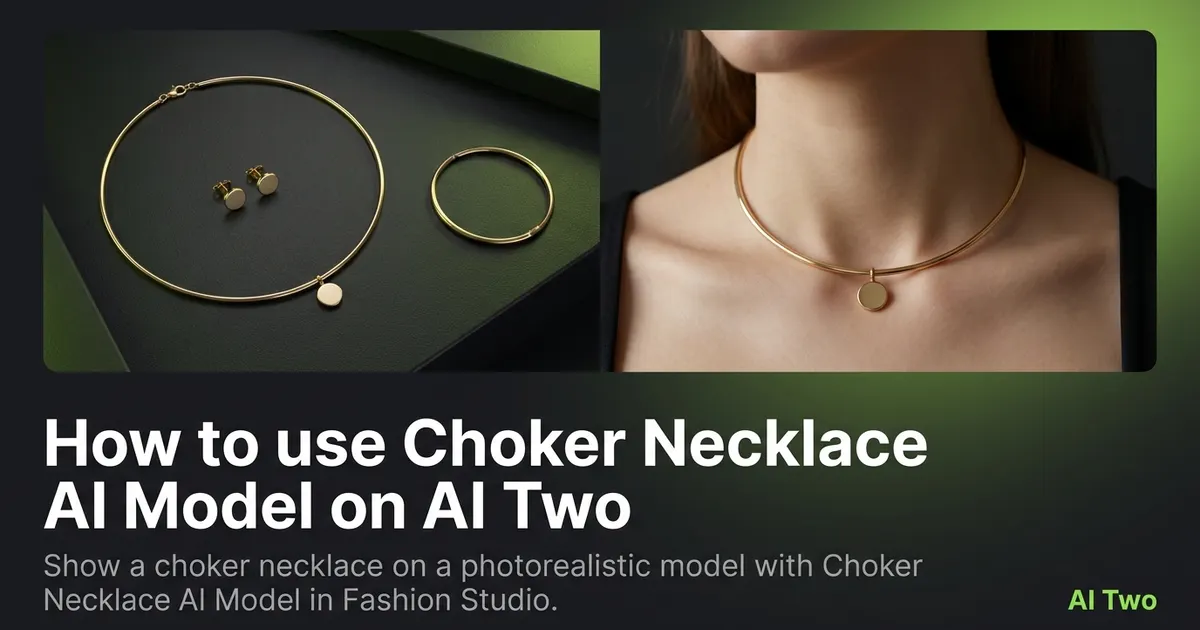 How to use Choker Necklace AI Model on AI Two