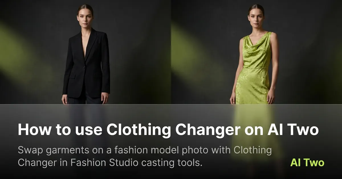 How to use Clothing Changer on AI Two
