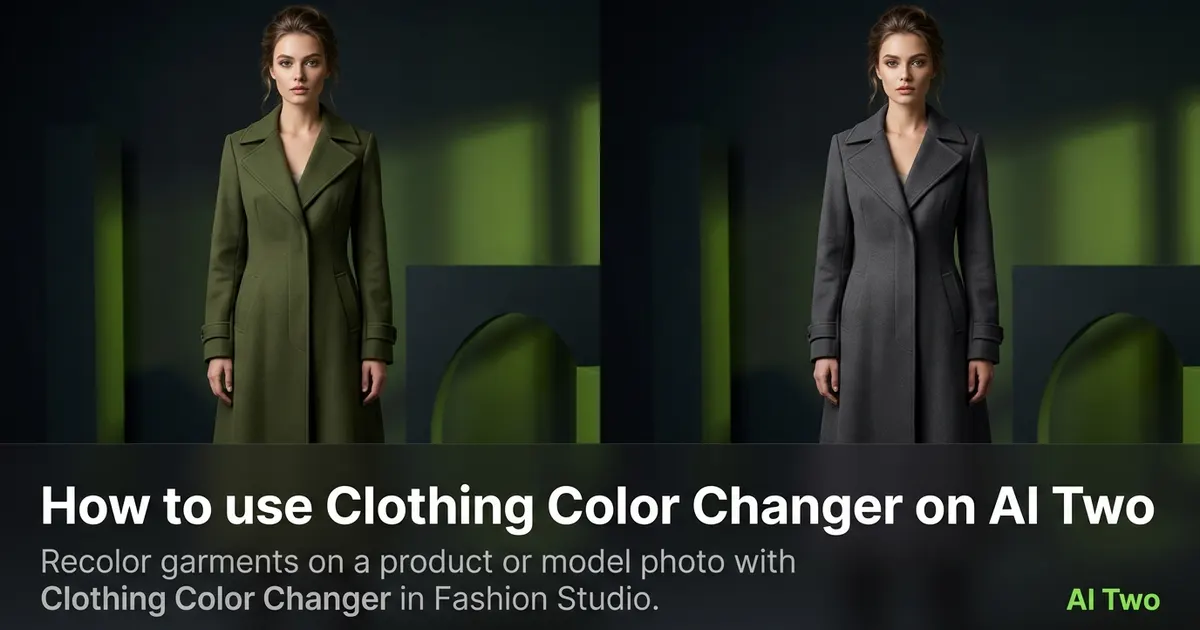 How to use Clothing Color Changer on AI Two