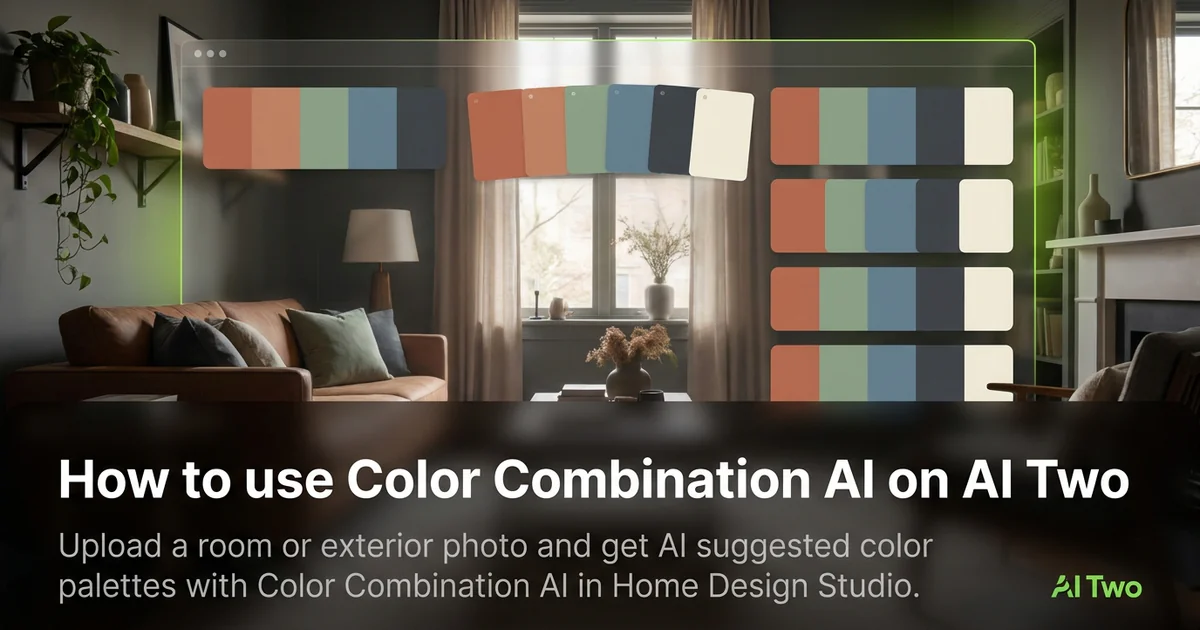 How to use Color Combination AI on AI Two