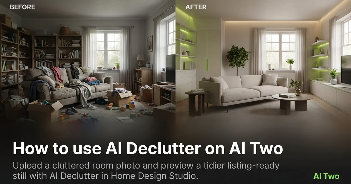 How to use AI Declutter on AI Two