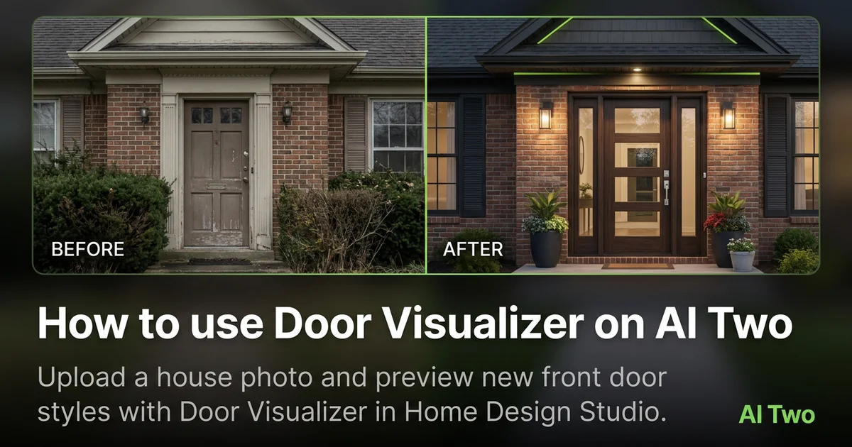How to use Door Visualizer on AI Two