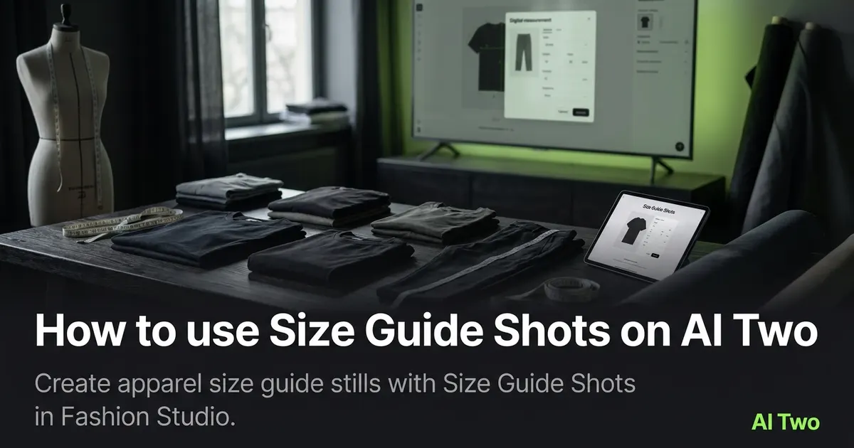 How to use Size Guide Shots on AI Two
