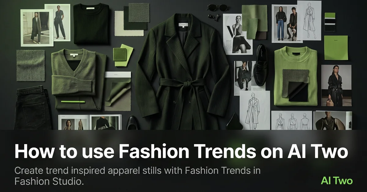 How to use Fashion Trends on AI Two