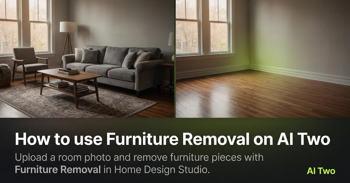 How to use Furniture Removal on AI Two