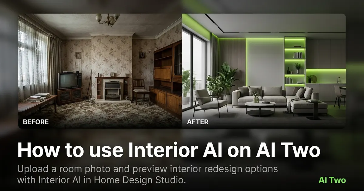 How to use Interior AI on AI Two