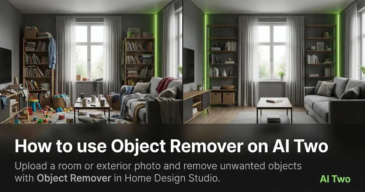 How to use Object Remover on AI Two
