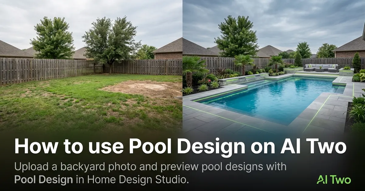 How to use Pool Design on AI Two