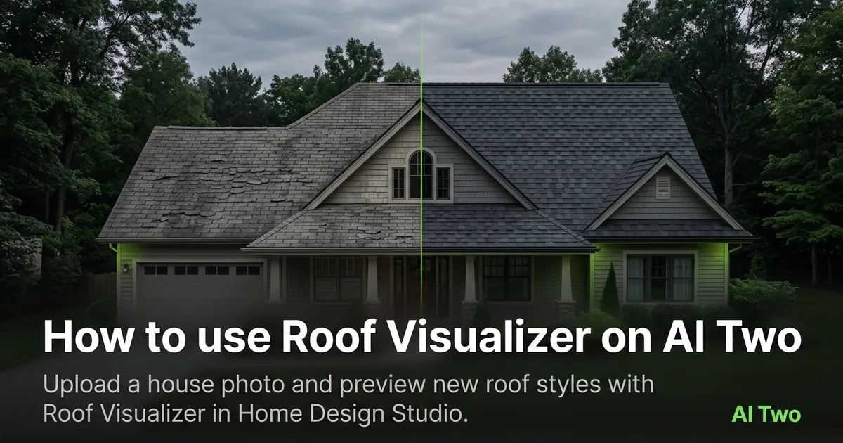 How to use Roof Visualizer on AI Two