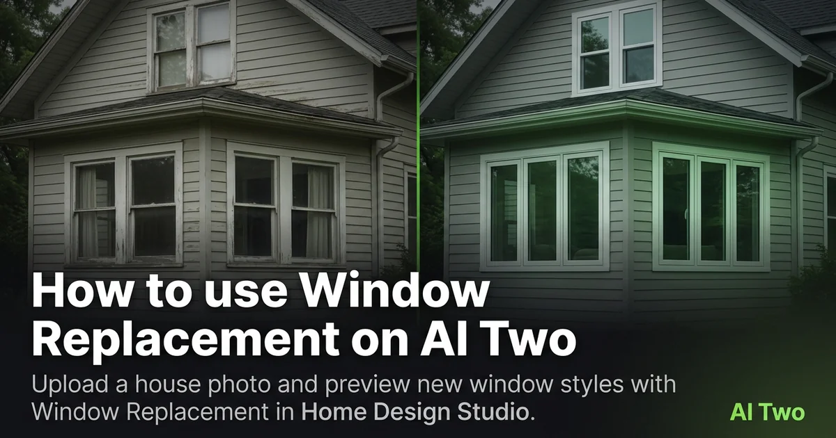 How to use Window Replacement on AI Two
