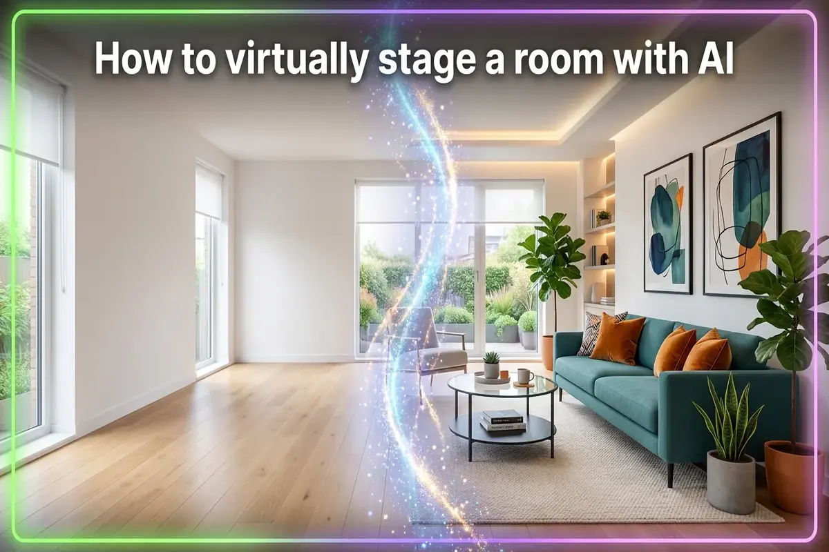How to virtually stage a room with AI