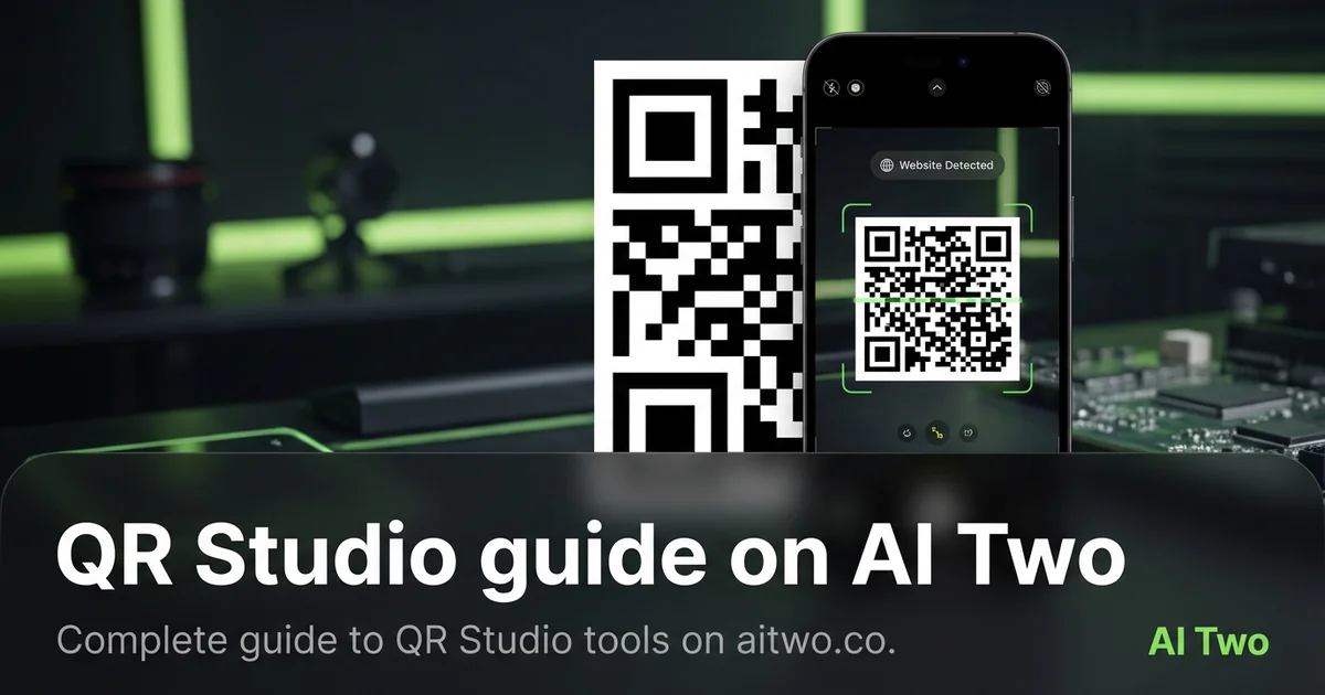 QR Studio guide on AI Two