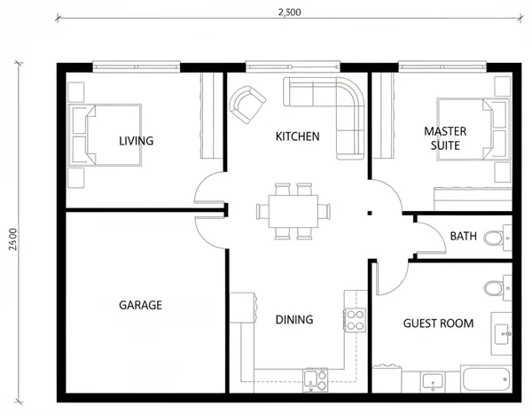 Floor Plan Generator β AI-generated result